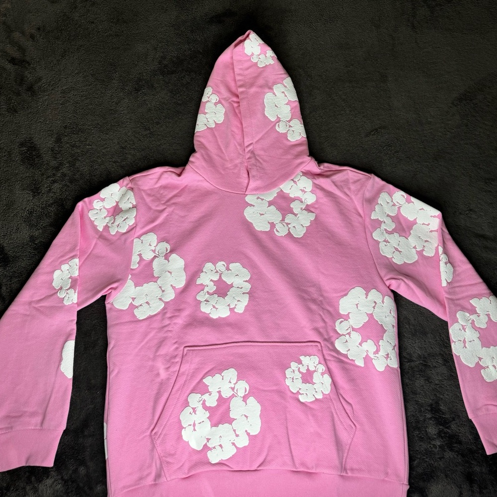 Denim Tears The Cotton Wreath Sweatshirt ‘Pink’ - Size M